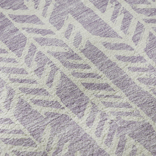 Piper Looms Mayfield Arrows AMF906 Lavender Machine Washable Area Rug Swatch Image
