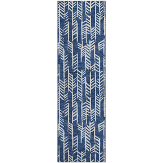 Piper Looms Mayfield Arrows AMF906 Navy Machine Washable Area Rug Runner Main Image