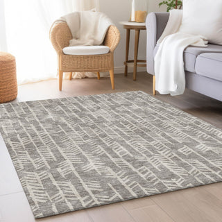 Piper Looms Mayfield Arrows AMF906 Taupe Machine Washable Area Rug Lifestyle Image Feature