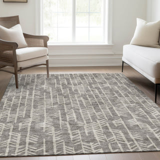 Piper Looms Mayfield Arrows AMF906 Taupe Machine Washable Area Rug Lifestyle Image Feature