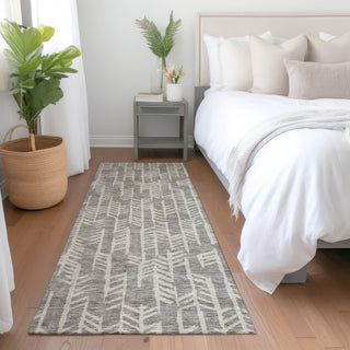 Piper Looms Mayfield Arrows AMF906 Taupe Machine Washable Area Rug Runner Lifestyle Image Feature