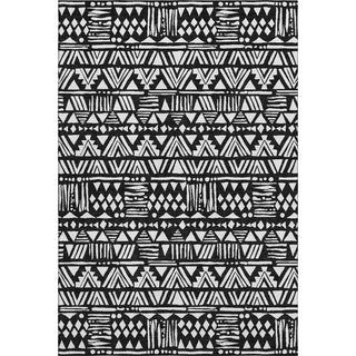 Piper Looms Mayfield Southwest AMF907 Black Machine Washable Area Rug main image