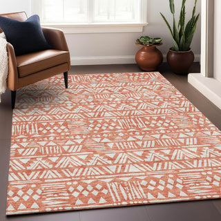 Piper Looms Mayfield Southwest AMF907 Coral Machine Washable Area Rug Lifestyle Image Feature