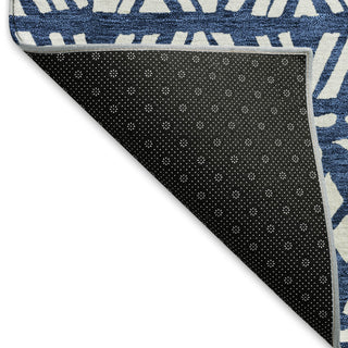 Piper Looms Mayfield Southwest AMF907 Navy Machine Washable Area Rug Backing Image