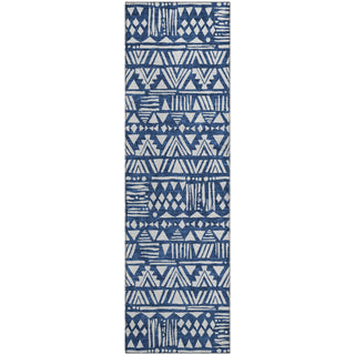 Piper Looms Mayfield Southwest AMF907 Navy Machine Washable Area Rug Runner Main Image