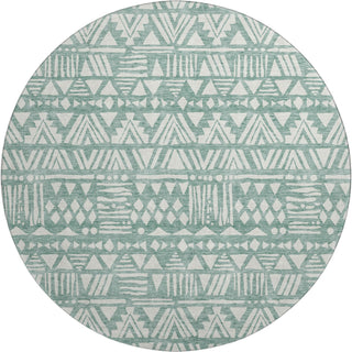 Piper Looms Mayfield Southwest AMF907 Sage Machine Washable Area Rug Round Main Image