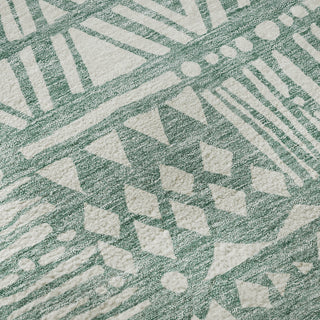 Piper Looms Mayfield Southwest AMF907 Sage Machine Washable Area Rug Swatch Image