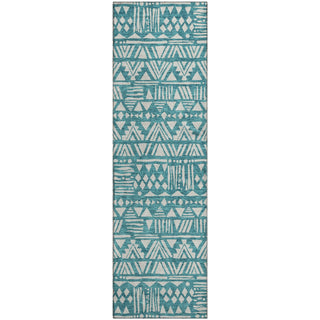 Piper Looms Mayfield Southwest AMF907 Teal Machine Washable Area Rug Runner Main Image
