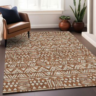 Piper Looms Mayfield Southwest AMF907 Terracotta Machine Washable Area Rug Lifestyle Image Feature