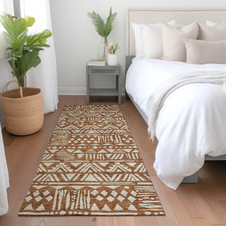 Piper Looms Mayfield Southwest AMF907 Terracotta Machine Washable Area Rug Runner Lifestyle Image Feature