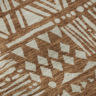 Piper Looms Mayfield Southwest AMF907 Terracotta Machine Washable Area Rug Swatch Image