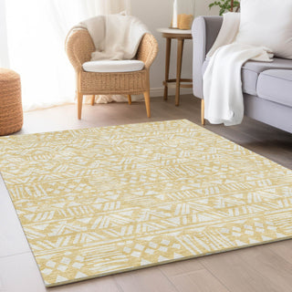 Piper Looms Mayfield Southwest AMF907 Wheat Machine Washable Area Rug Lifestyle Image Feature