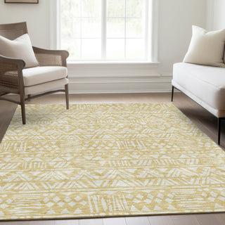 Piper Looms Mayfield Southwest AMF907 Wheat Machine Washable Area Rug Lifestyle Image Feature