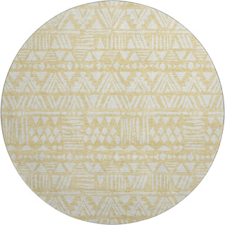 Piper Looms Mayfield Southwest AMF907 Wheat Machine Washable Area Rug Round Main Image