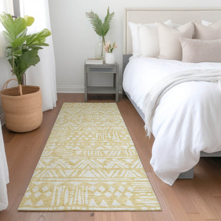 Piper Looms Mayfield Southwest AMF907 Wheat Machine Washable Area Rug Runner Lifestyle Image Feature