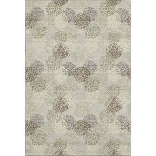 Piper Looms Mayfield Circles AMF908 Beige Machine Washable Area Rug main image