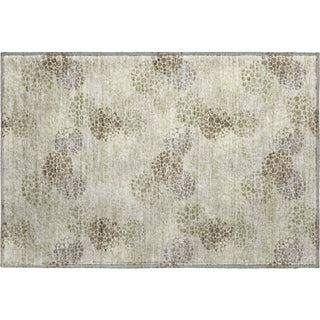 Piper Looms Mayfield Circles AMF908 Beige Machine Washable Area Rug Scatter Main Image