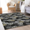 Piper Looms Mayfield Circles AMF908 Black Machine Washable Area Rug Lifestyle Image Feature