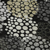 Piper Looms Mayfield Circles AMF908 Black Machine Washable Area Rug Swatch Image