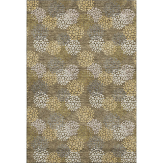 Piper Looms Mayfield Circles AMF908 Brown Machine Washable Area Rug main image