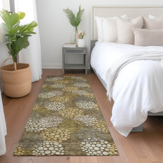 Piper Looms Mayfield Circles AMF908 Brown Machine Washable Area Rug Runner Lifestyle Image Feature