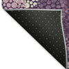 Piper Looms Mayfield Circles AMF908 Eggplant Machine Washable Area Rug Backing Image