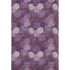 Piper Looms Mayfield Circles AMF908 Eggplant Machine Washable Area Rug main image