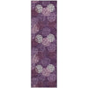 Piper Looms Mayfield Circles AMF908 Eggplant Machine Washable Area Rug Runner Main Image