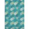 Piper Looms Mayfield Circles AMF908 Emerald Machine Washable Area Rug main image
