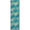 Piper Looms Mayfield Circles AMF908 Emerald Machine Washable Area Rug Runner Main Image