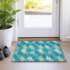Piper Looms Mayfield Circles AMF908 Emerald Machine Washable Area Rug Scatter Lifestyle Image Feature