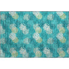 Piper Looms Mayfield Circles AMF908 Emerald Machine Washable Area Rug Scatter Main Image