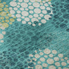 Piper Looms Mayfield Circles AMF908 Emerald Machine Washable Area Rug Swatch Image