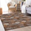 Piper Looms Mayfield Circles AMF908 Fudge Machine Washable Area Rug Lifestyle Image Feature