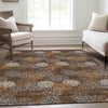 Piper Looms Mayfield Circles AMF908 Fudge Machine Washable Area Rug Lifestyle Image Feature