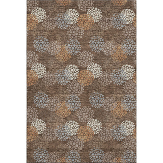 Piper Looms Mayfield Circles AMF908 Fudge Machine Washable Area Rug main image