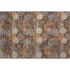 Piper Looms Mayfield Circles AMF908 Fudge Machine Washable Area Rug Scatter Main Image