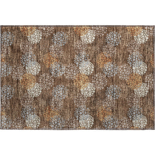 Piper Looms Mayfield Circles AMF908 Fudge Machine Washable Area Rug Scatter Main Image