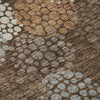 Piper Looms Mayfield Circles AMF908 Fudge Machine Washable Area Rug Swatch Image