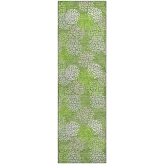 Piper Looms Mayfield Circles AMF908 Green Machine Washable Area Rug Runner Main Image