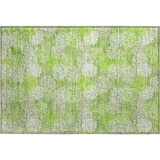Piper Looms Mayfield Circles AMF908 Green Machine Washable Area Rug Scatter Main Image