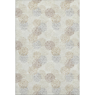 Piper Looms Mayfield Circles AMF908 Ivory Machine Washable Area Rug main image