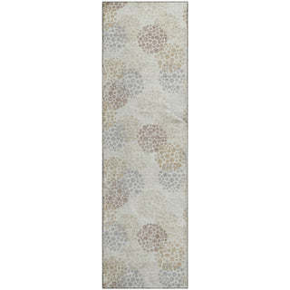 Piper Looms Mayfield Circles AMF908 Ivory Machine Washable Area Rug Runner Main Image