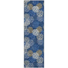 Piper Looms Mayfield Circles AMF908 Navy Machine Washable Area Rug Runner Main Image
