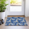 Piper Looms Mayfield Circles AMF908 Navy Machine Washable Area Rug Scatter Lifestyle Image Feature