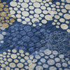 Piper Looms Mayfield Circles AMF908 Navy Machine Washable Area Rug Swatch Image