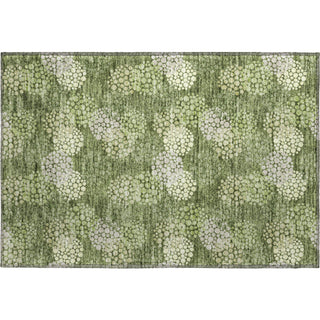 Piper Looms Mayfield Circles AMF908 Olive Machine Washable Area Rug Scatter Main Image