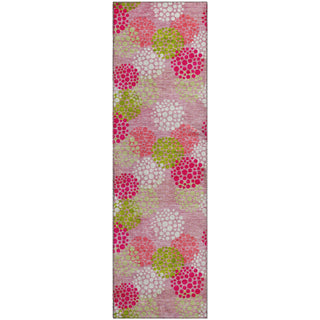 Piper Looms Mayfield Circles AMF908 Pink Machine Washable Area Rug Runner Main Image