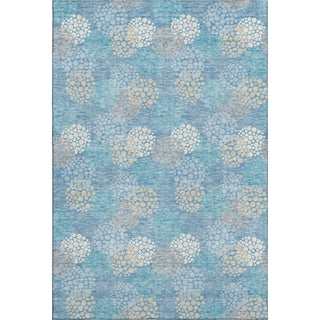 Piper Looms Mayfield Circles AMF908 Sky Machine Washable Area Rug main image
