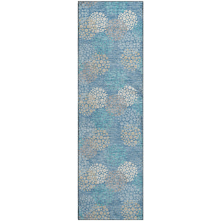 Piper Looms Mayfield Circles AMF908 Sky Machine Washable Area Rug Runner Main Image